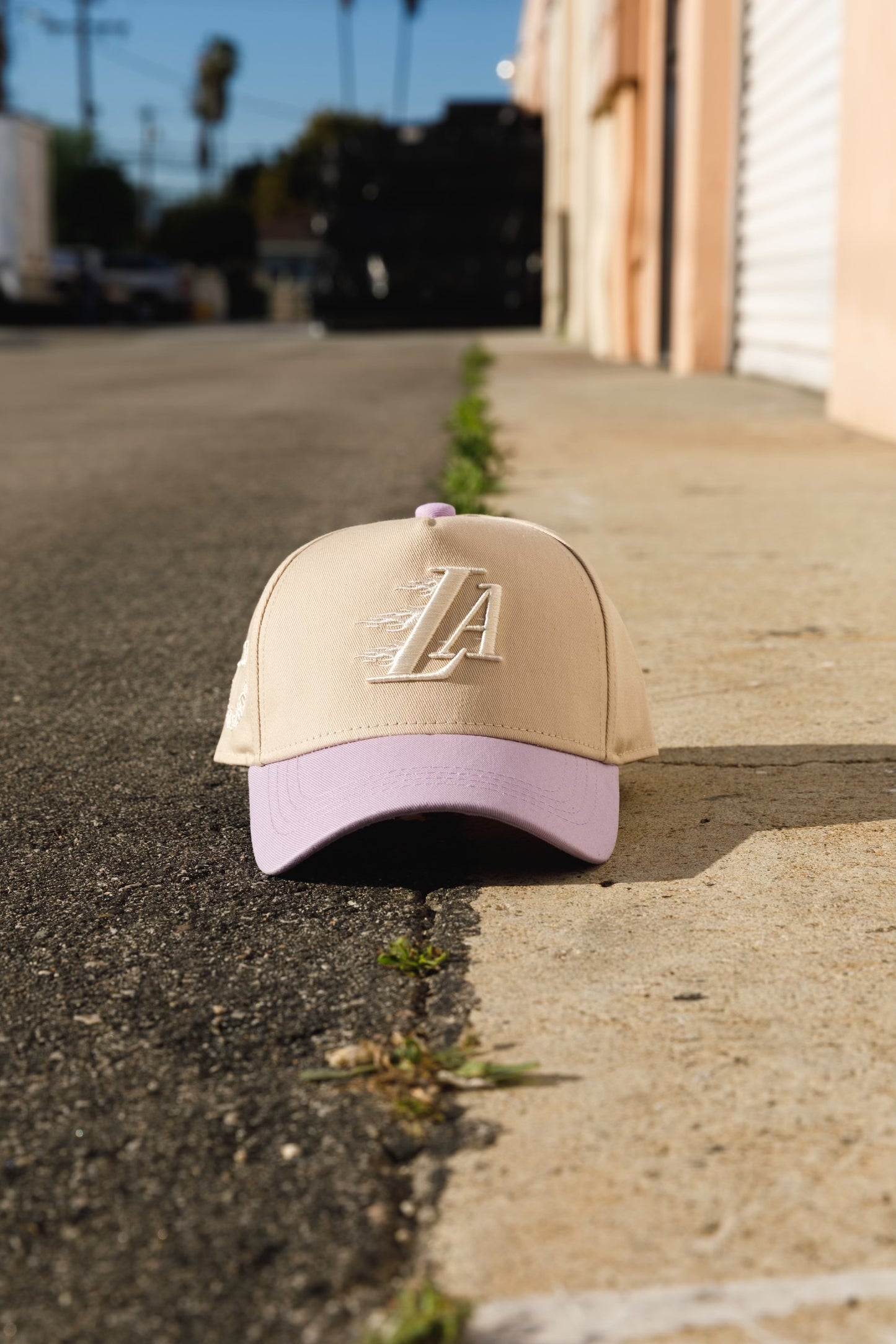 LA Flame Hat Toddler Size- Purple