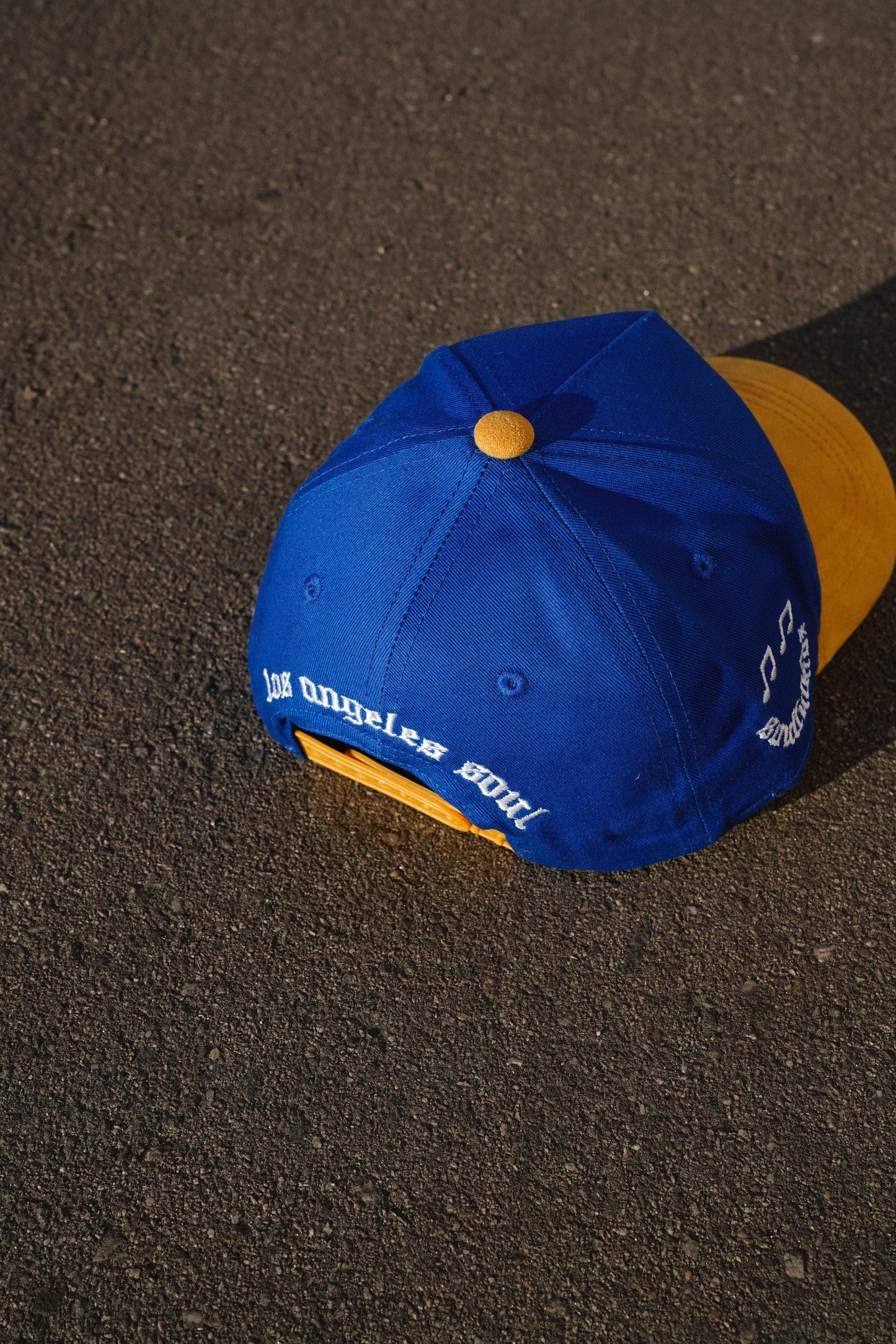 LA Flame Hat Toddler Size- Blue & Gold
