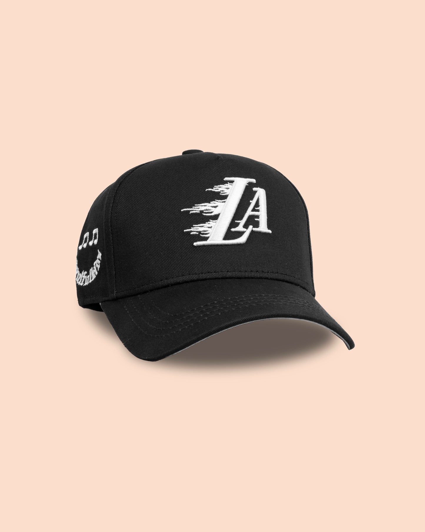 LA Flame Hat Youth- Black