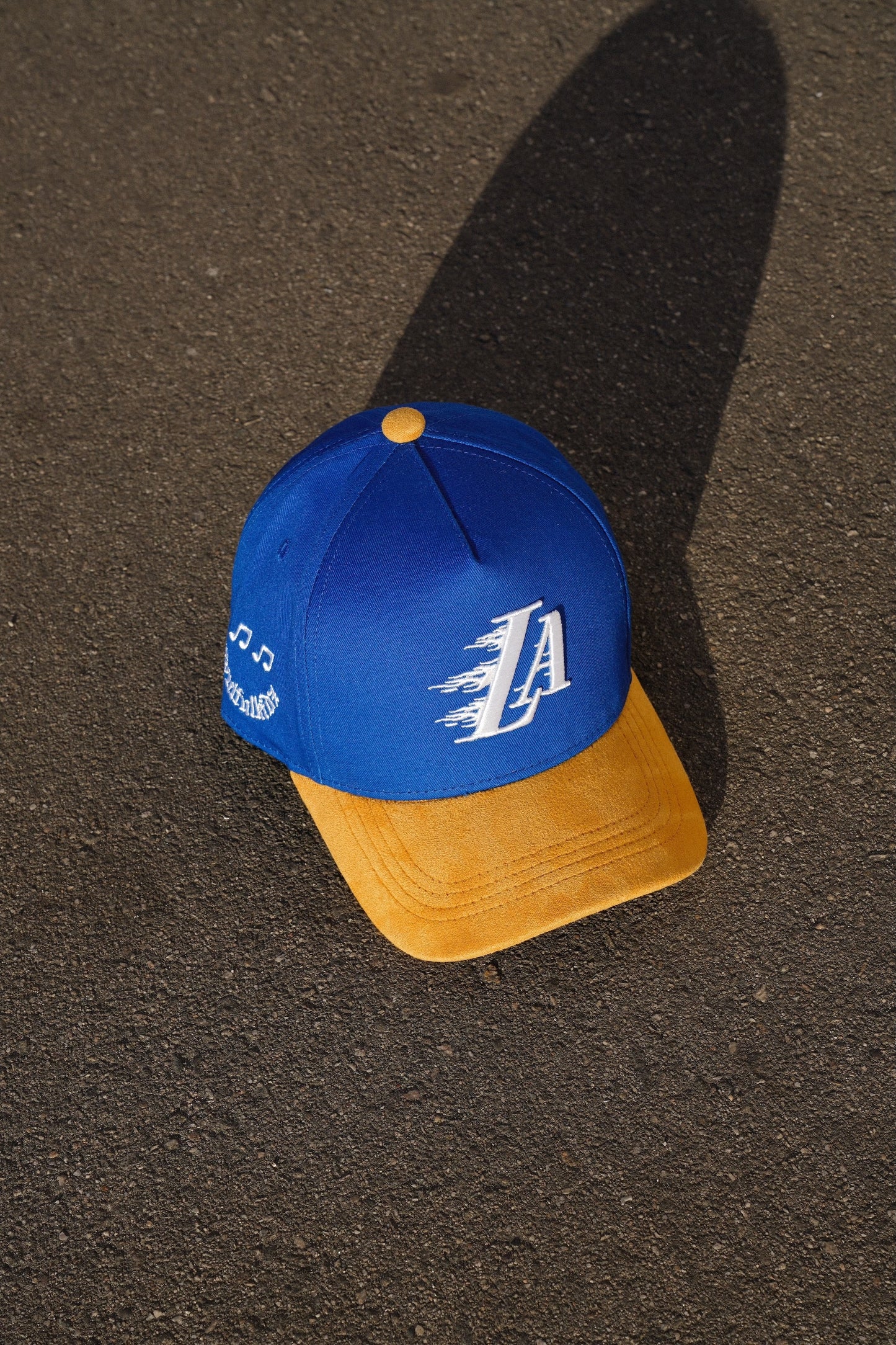 LA Flame Hat Youth Size- Blue & Gold